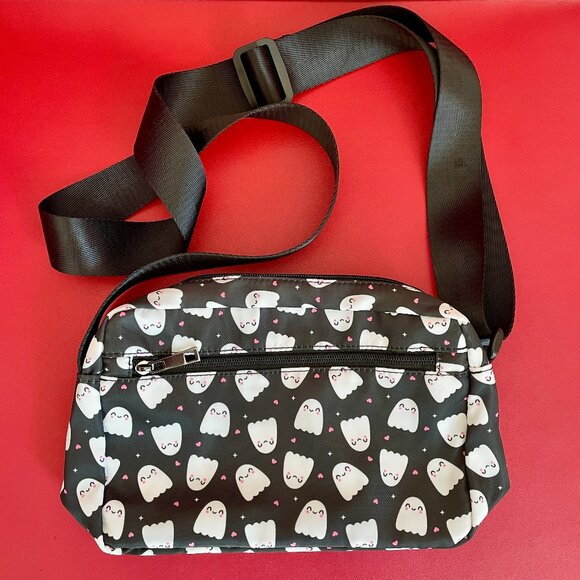 NWOT Em and Sprout Ghost Puffer Crossbody Bag - Picture 4 of 5